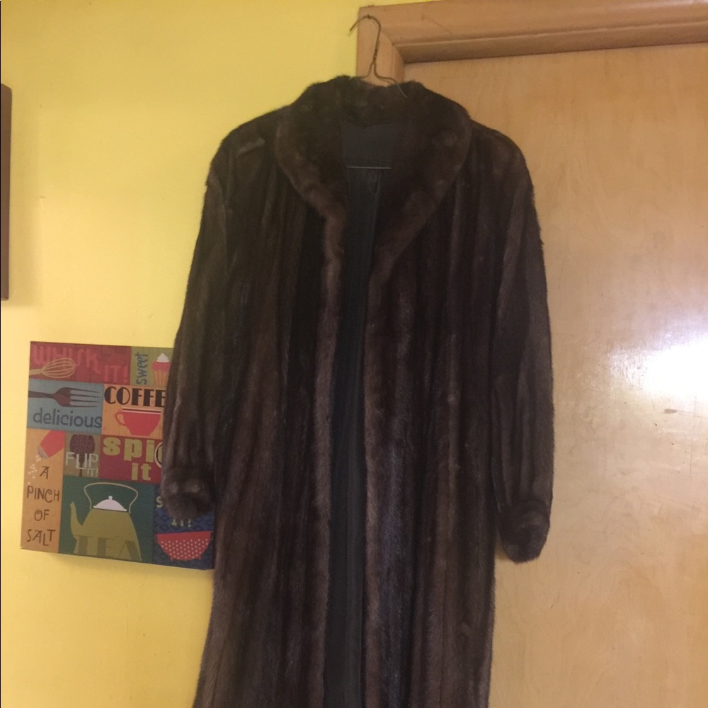 Full length mink coat